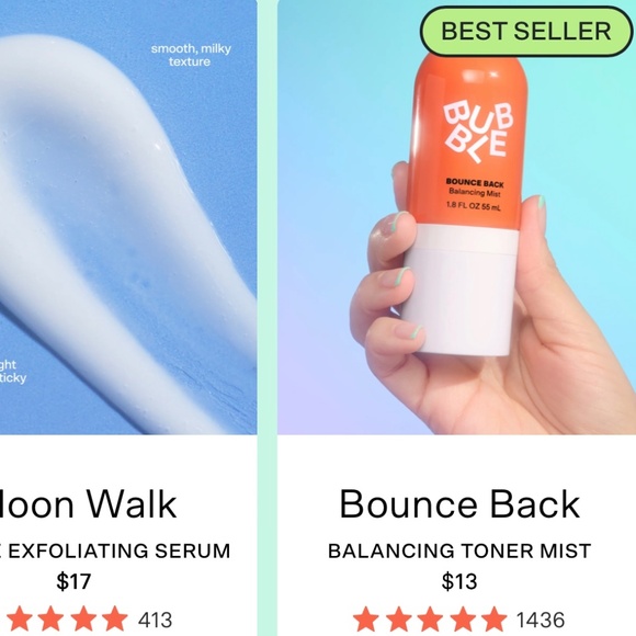 new in box set facial treatment bundle of 3 Bubble skincare products - Picture 6 of 6